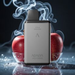 Adalya AD 10000 Züge Einweg-Vape Die Zwei Äpfel Space Grau