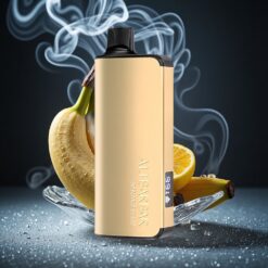 Alibarbar Ingot 9000 Züge Einweg Vape Bananenrausch LED