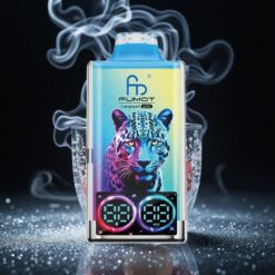 Fumot Leopard 40000 Züge Schwarz Drachen Eis Digital Tube