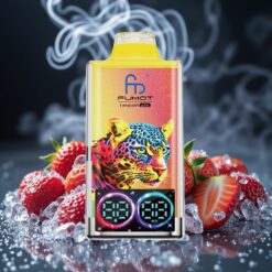 Fumot Leopard 40K Züge Doppelte Mesh-Spule Erdbeereis Wegwerf-E-Zigarette