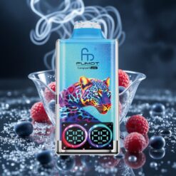 Fumot Leopard 40K Züge Einweg-Vape Blaubeere Himbeere Doppelte Mesh-Spule