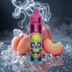 Fumot RandM Tornado 30000 30mL Pfirsich-Eis LED