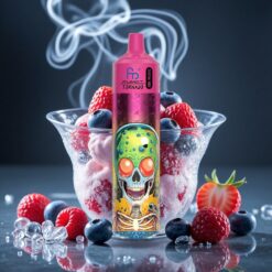 Fumot RandM Tornado 30000 Züge Blaubeere Erdbeere Himbeere Eiscreme 30mL