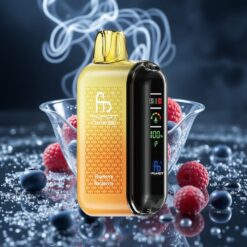 Fumot Tornado 20000 Züge Blaubeere Himbeere Doppelte Mesh-Spule