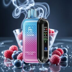 Fumot Tornado 20000 Züge Blaubeere Himbeere Doppelte Mesh-Spule