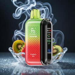 Fumot Tornado 20000 Züge Erdbeer-Kiwi Doppelte Mesh-Spule