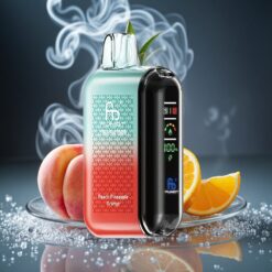 Fumot Tornado 20000 Züge Pfirsich Ananas Orange Doppelte Mesh-Spule