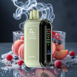 Fumot Tornado 20000 Züge Pfirsich-Beere Doppelte Mesh-Spule