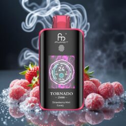 Fumot Tornado 25000 Züge Erdbeer-Minz-Bonbon mit 20ml E-Flüssigkeit