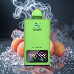 Fumot Tornado 35000 Doppelte Mesh-Spule Saftiger Pfirsich Eis