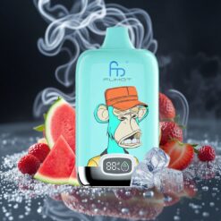 Fumot Tornado Digital 12000 Erdbeer-Donut MTL Mesh Coil