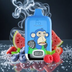 Fumot Tornado Digital 12000 Züge Erdbeer-Wassermelone Mesh Coil