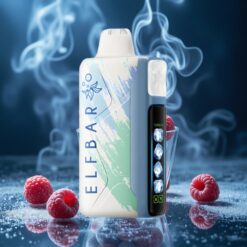 Elf Bar Ice King 40000 Puffs Disposable Vape Blaue Himbeere Eis LCD